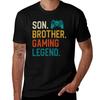 Son Brother Gaming Legend Gaming Gifts For Teenage Boys 812 Year Old Christmas Gamer TShirt Large Size Casual Tee Shirt