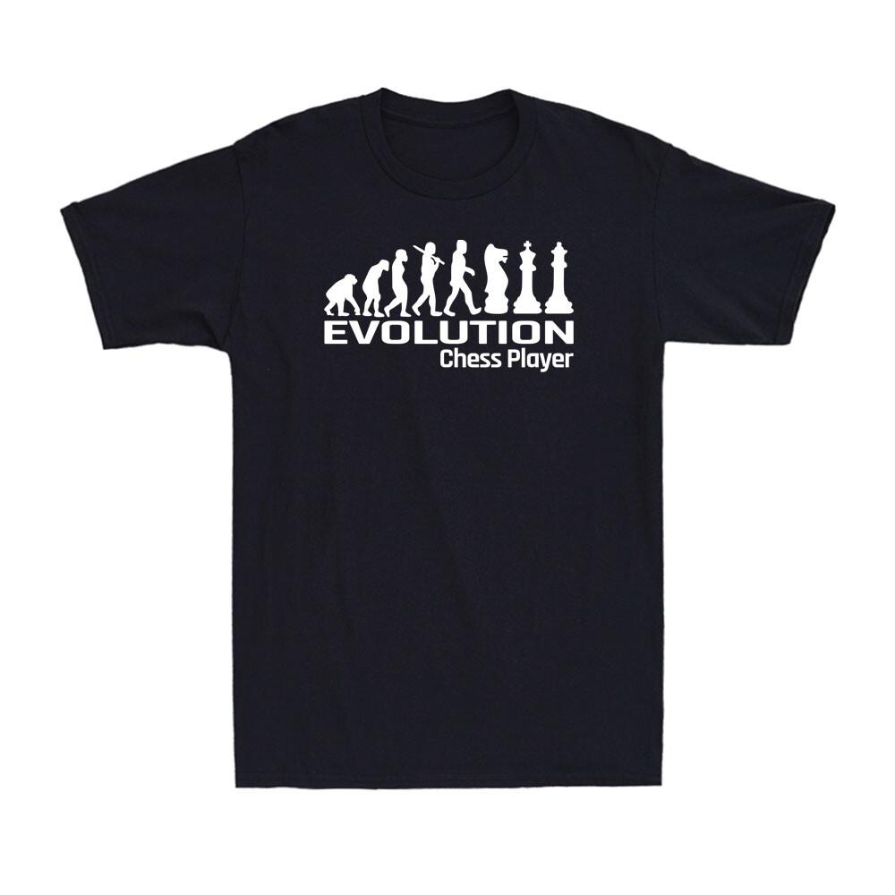 Evolution Of Chess Player Funny Adult Chess Player Birthday Gift Men s T-Shirt S разноцветный