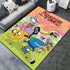 Adventure Time Carpet Rug For Living Room Bedroom Home Sofa Decoration Kids Play Nonslip Floor Mat