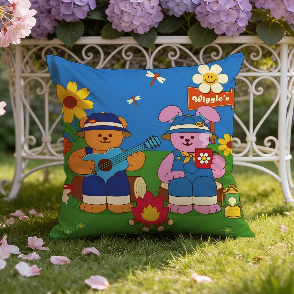 Brand W-wiggleS W-wiggleS Cushion Cover Home & Car Dual-Scene Pillow Cover: Reversible for Premium Comfort