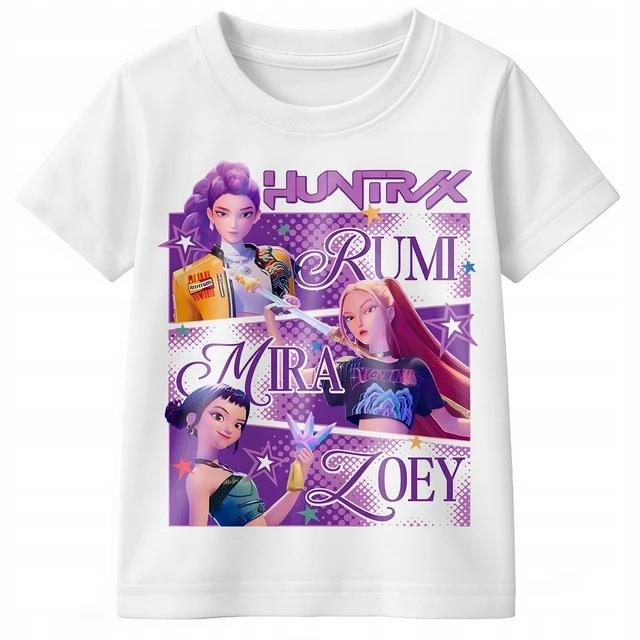 K-pop 2026 Summer Film Graphic Familymatching T-Shirt Harajuku High Quality Cotton Kids Casual Streetwear Tee Tops