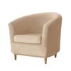 Chair Tub Elastic Velvet Cover Single Sofa Slipcover Living Room Washable Club Armchair Cover 1 Seater Furniture Protector Home