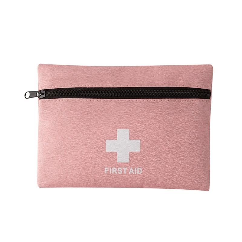 

Emergency Medicine Kit For Quick Identification Compact Portable Ideal For Families And Traveler S розовый