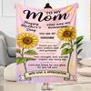 Mom's Heart And Love Blanket Suitable for Sofas,travel, Living Rooms Also a Good Gift for Friends and Family Suitable for All Seasons.