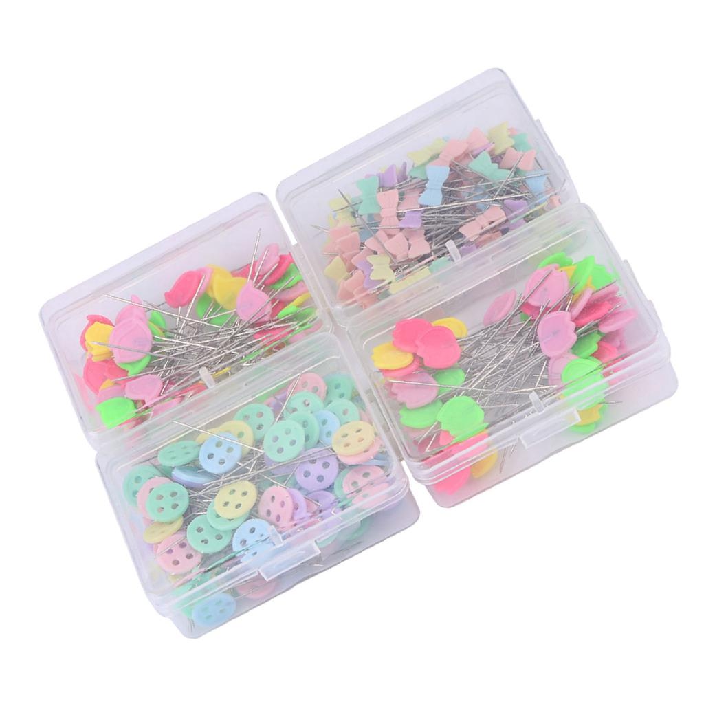 300 st Blomhuvudnålar DIY Quiltingverktyg Sybehör(Typ 2)