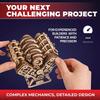 Ugears V8 Engine Puzzle Wooden Craft Model No Glue or Tools Required - -