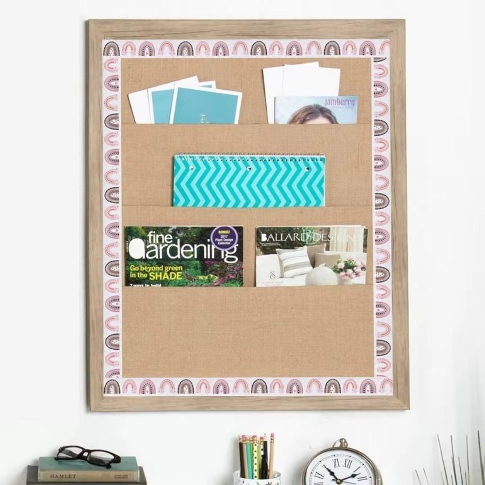 Self Adhesive Chalkboard Board Border Rainbow Border Classroom Decors Border Paper Handmade Crafts