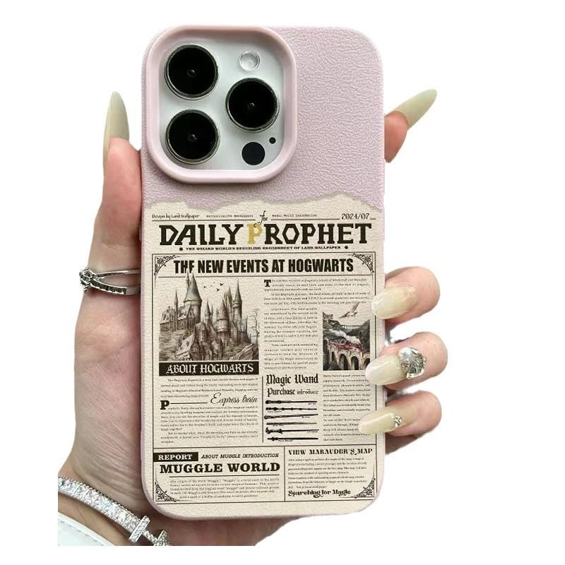 For Apple 16promax Mobile Phone Case New for IPhone15 Advanced 14pro Anti-fall 13 Newspaper 12/11