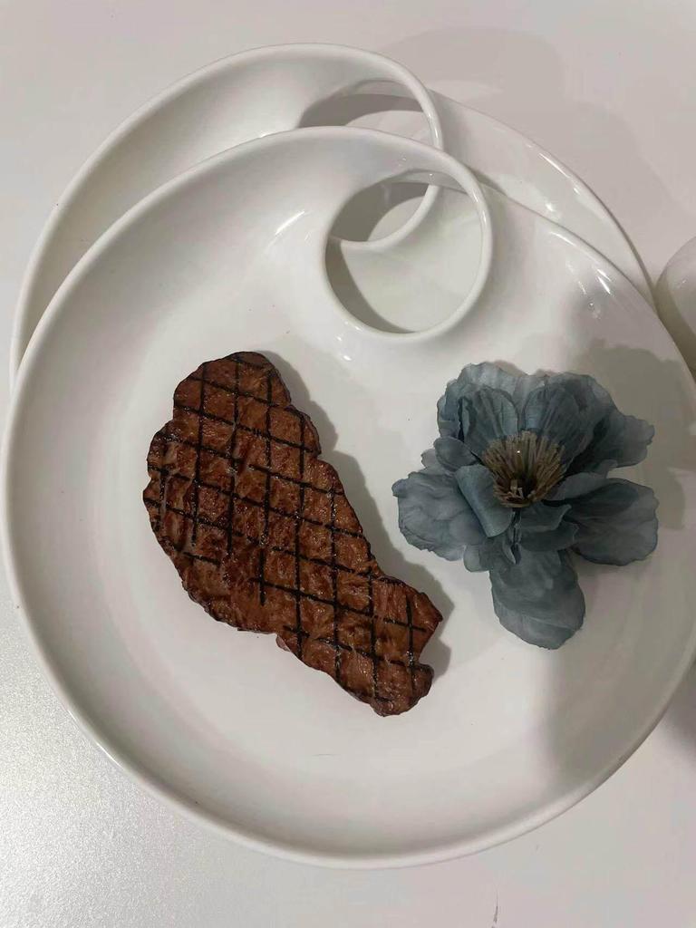 Solid Color Ceramic Round Plate for Steak, Dessert, or Pasta