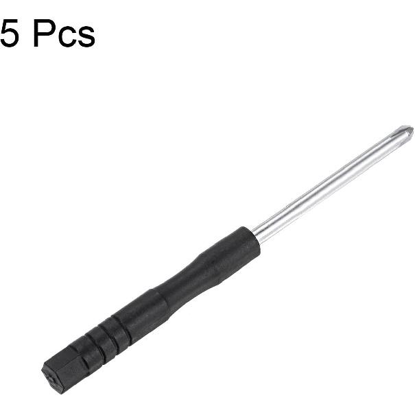 uxcell Mini Phillips Screwdriver, 3.0mm Cross Head for Watch Eyeglasses Electronics Repair, 5 Pcs