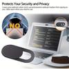 5-Pack ABS Webcam Cover with One-Touch Button - Sleek Black Privacy Slider for Laptop, Phone & Camera Lenses