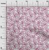 oneOone Georgette Viscose Dark Magenta Fabric Block Dress Material Fabric Print Fabric By The Yard 42 Inch