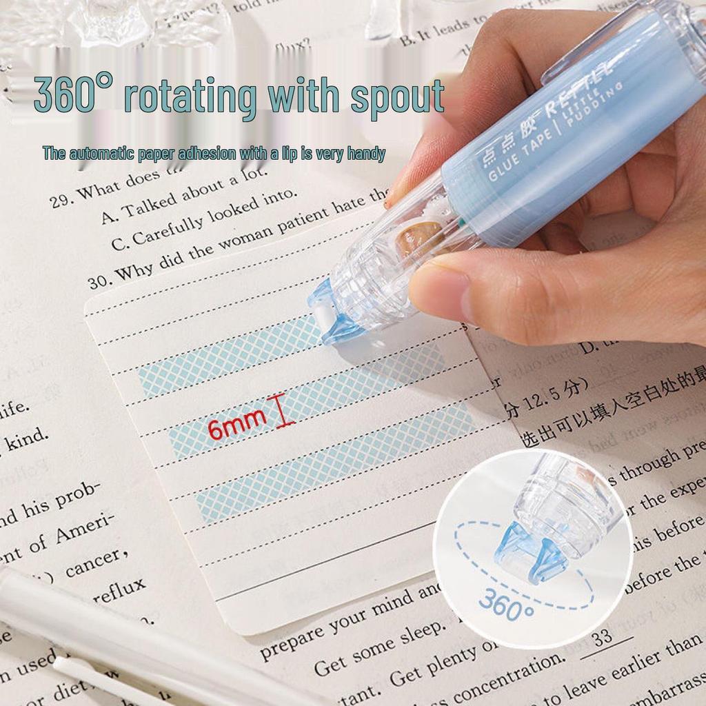 Student Click-Type Dot Glue for Scrapbooking: Mini, Smooth, Stain-Free Adhesive