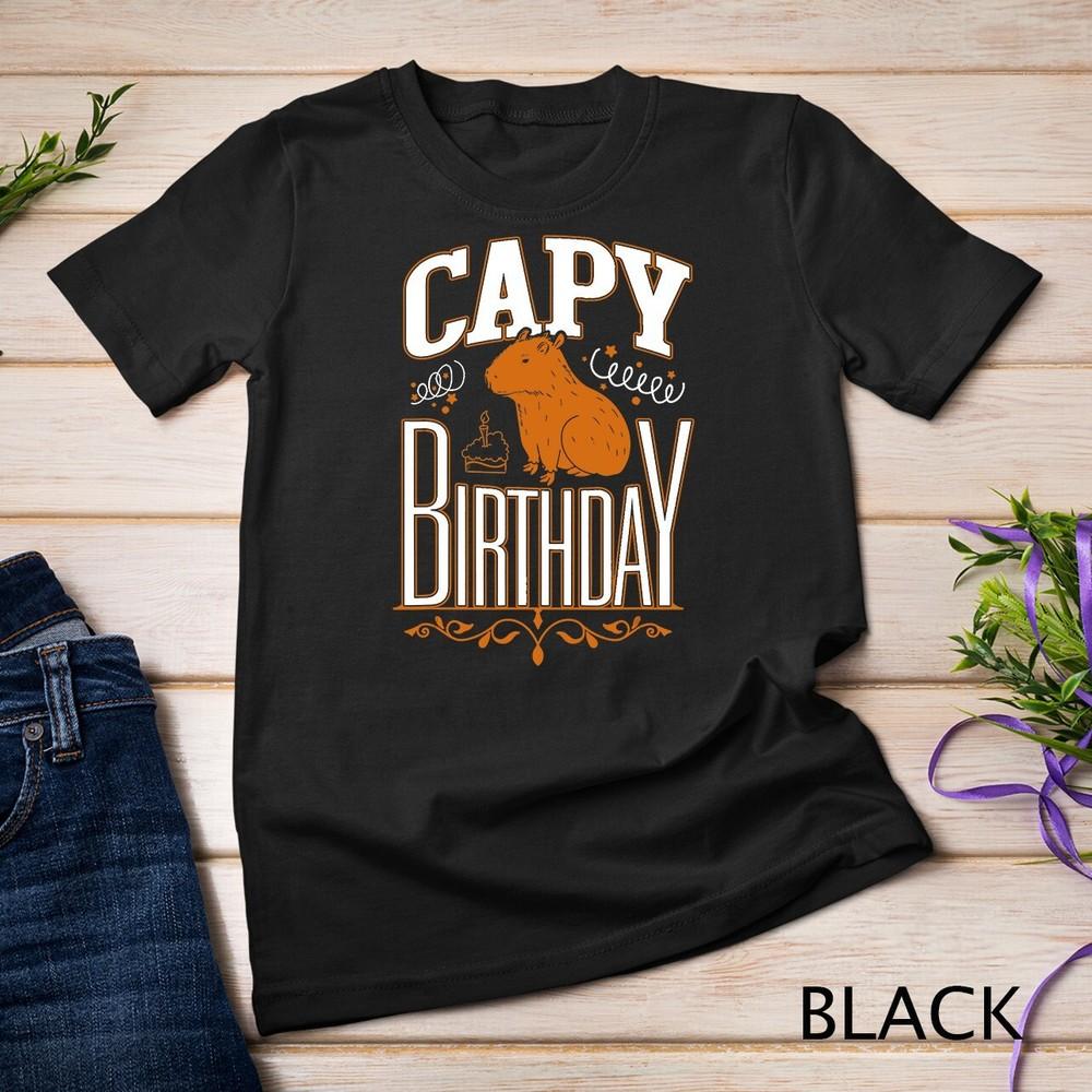 

Capy Birthday, Capybara Plush, Cappybara, Capybara T-Shirt Unisex T-shirt S
