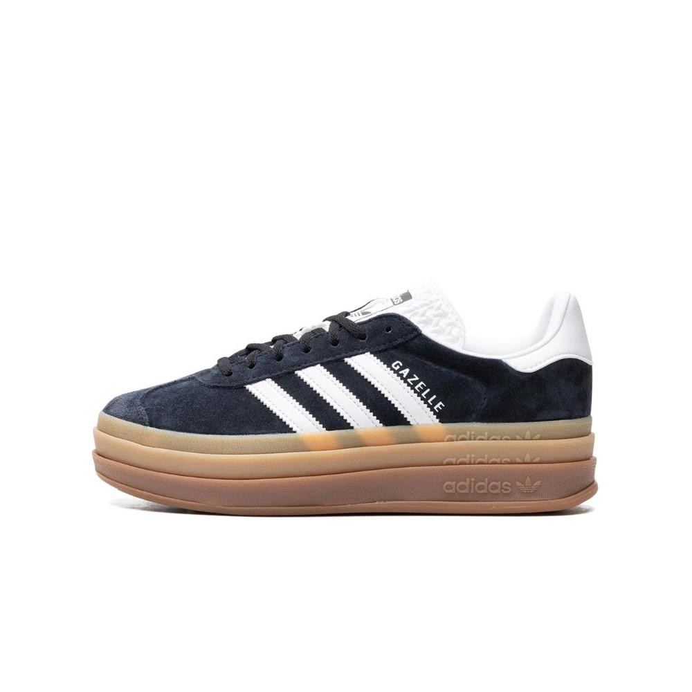 Adidas Gazelle Bold Black White Gum