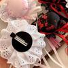 Chinese Bun Cover with Cotton Filling, Chinese Lolita Hair Ornament, Bun Hairpin, Ribbon, Chinese Lolita Hair Clip, Halloween, School Festival,