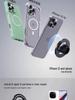 Ice Armor MagSafe Magnetic Phone Holder - Universal 17mm Ball Head for Car & Desktop.
