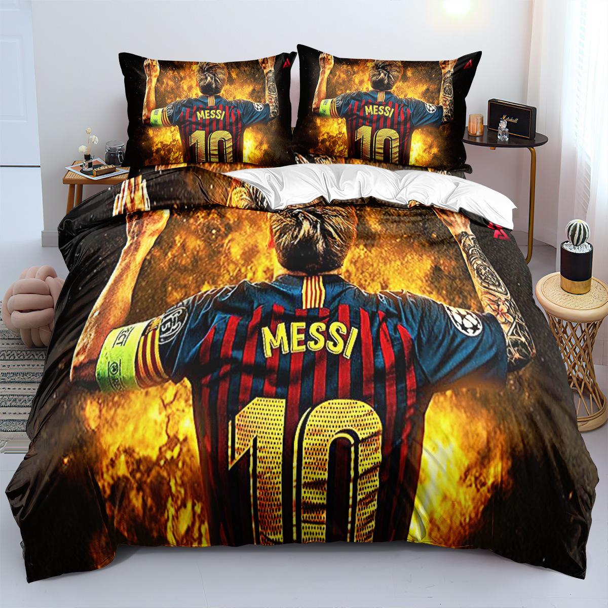 

Комплект постельного белья из трех предметов 90-120 г абразивная ткань 3D цифровая печать 90 * 200