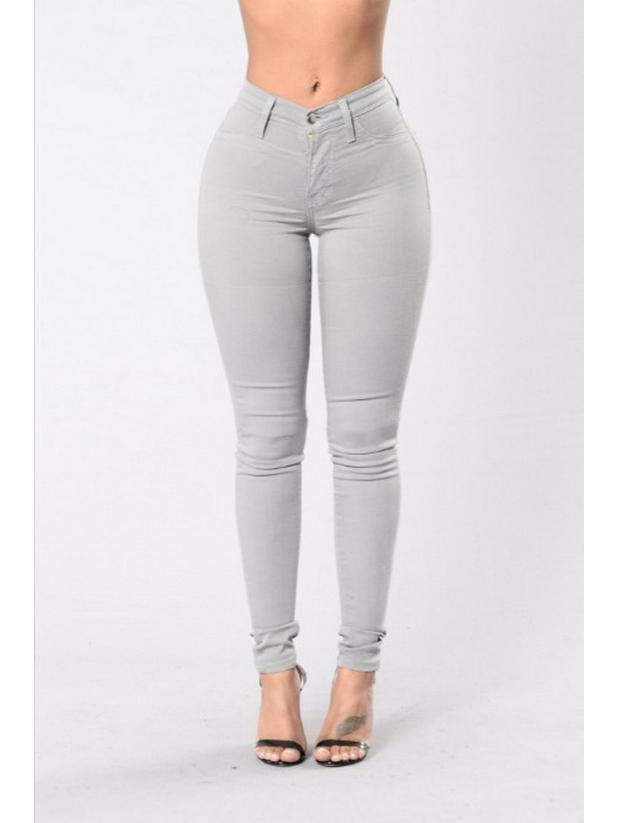 Women's Slim High-Stretch Pencil Jeans for Europe and America