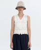 Bensimon Crochet Knit Sleeveless - Ivory
