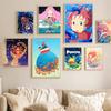Anime P-ponyos Vintage Posters Sticky Retro Kraft Paper Sticker DIY Room Bar Cafe Kawaii Room Decor