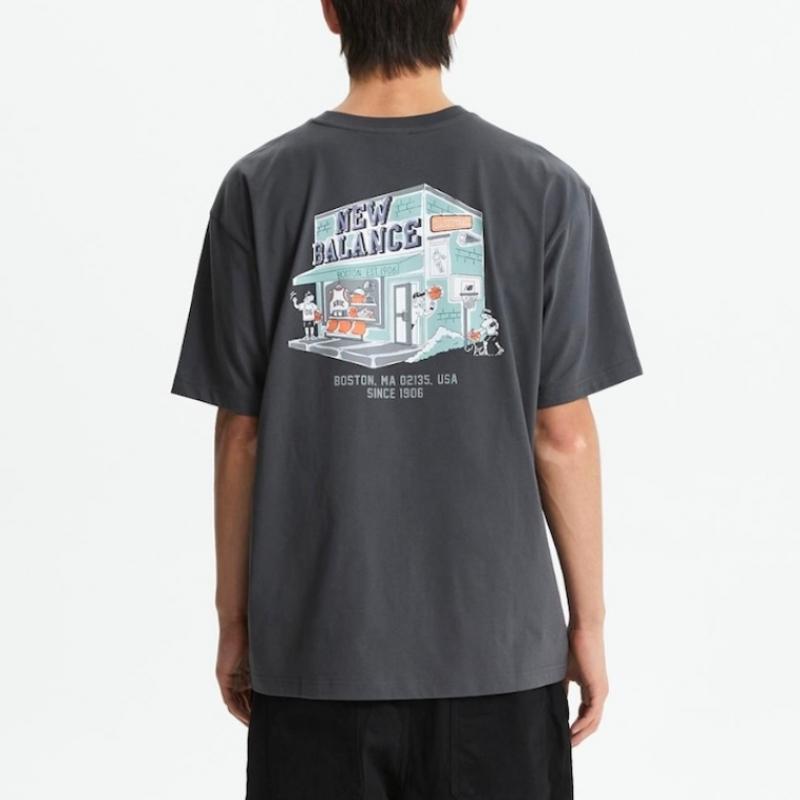 New Balance Uni Nb Boy Basketball Shop Short Sleeve Tee B1 Nbnef21563 10 60 84