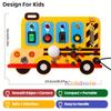 Educational Busy Board Toy For Toddlers,  Montessori Sensory Play Board For Fine Motor Skills And Brain Development