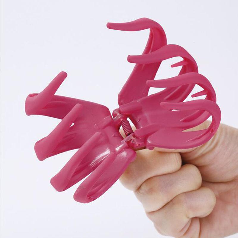 Geometric Octopus Hair Clip: Eight-Clawed Oval Claw for Japanese & Korean Styles