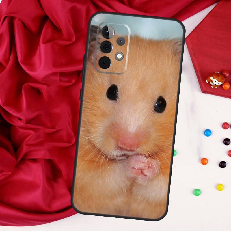 Cute Lovely Pet Hamster Funda For Samsung Galaxy A54 A34 A14 A13 A23 A33 A53 A73 A12 A22 A32 A52 A51 A71 Case