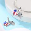 Authentic Charm Bead Charms Copper Plated American Animal Eagle Bead Charms Compatible With Bracelets Women Jewellery Making Diy Gift