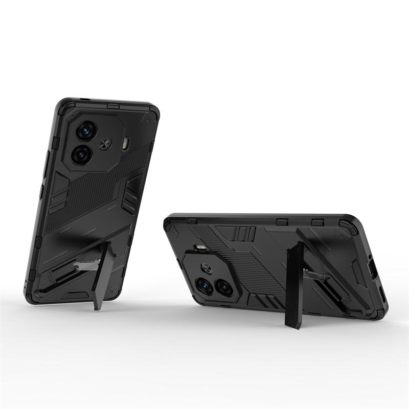 Telefonhållare Skal För Vivo iQOO Z9 Turbo Plus Skal Armor Fullt Baksidsskydd Vivo iQOO Z9Turbo Plus Skal För Vivo iQOO Z9 Turbo Plus