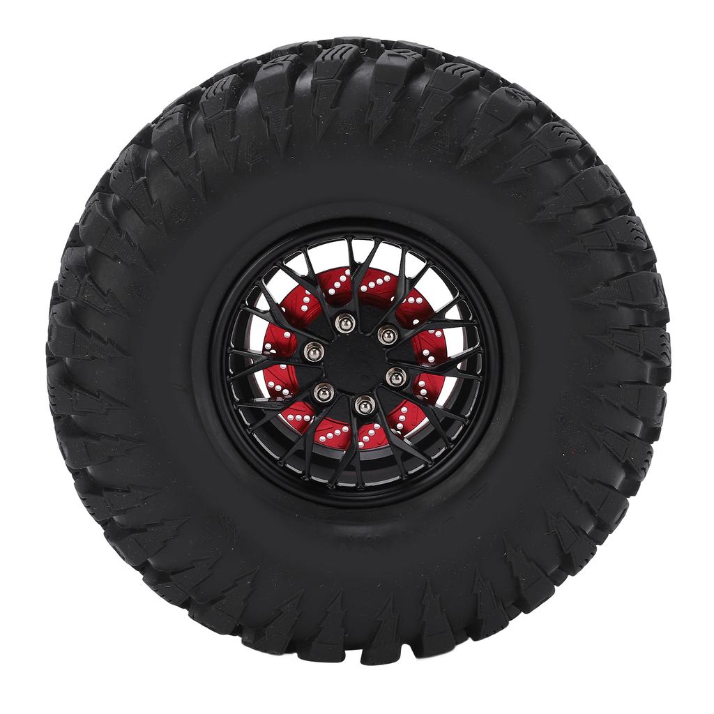 RC Tire 2.2 Inch   Rubber Alloy RC Car Wheel with Metal Wheel Hub RC Spare Upgrade Parts Accessory
