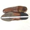 80s-90s Made in England Barker Slip-on Vamp Moccasin Dress Shoes Men’s 7.5B 26.0 Brown Vintage(USED)