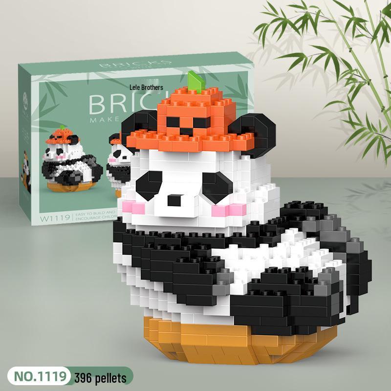Panda Building Blocks Toy for Kids - Compatible with Lego