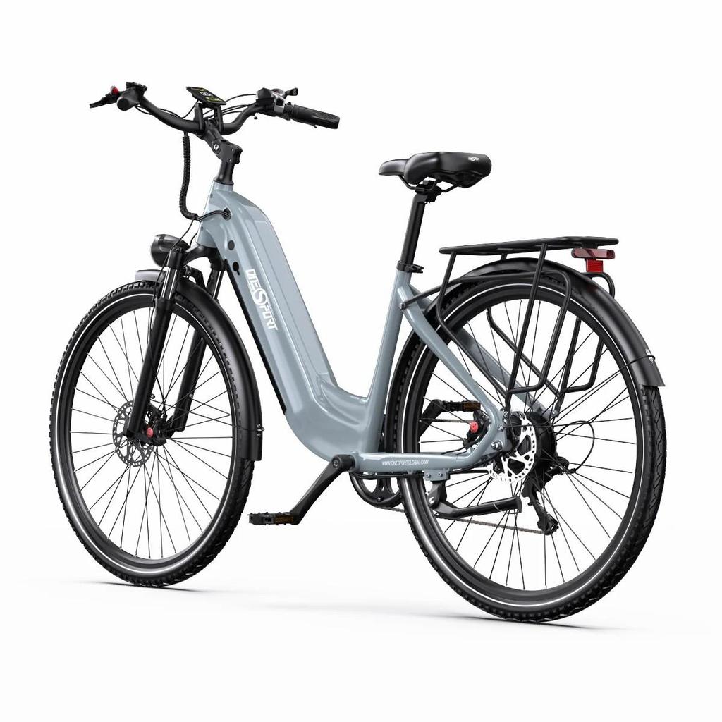 City Electric Bike ONESPORT 27.5" 250W Motor 36V 22.5AH Max Range 140Km Load 120Kg OT05 Pro