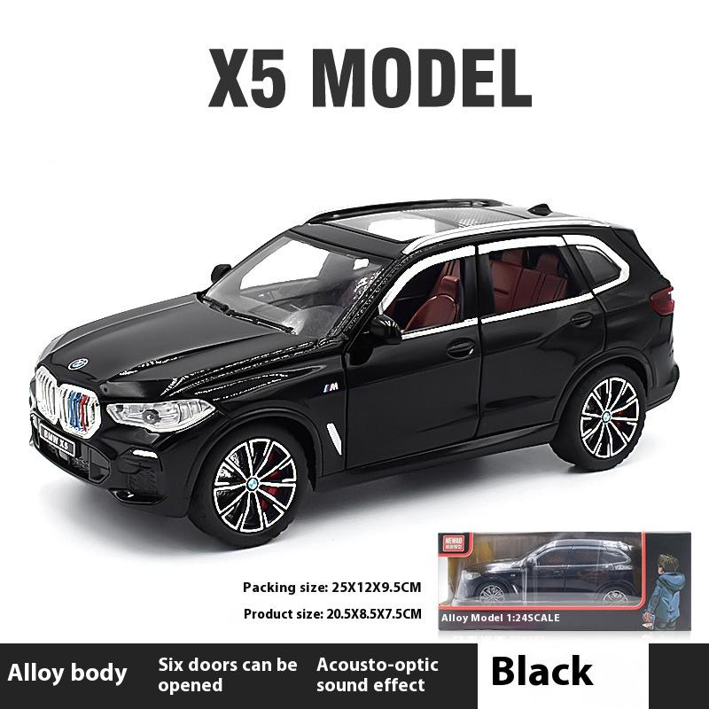 

1:24 Alloy Die-cast The X5 Simulation Model Car, Children s Gift Sound and Light Toy Car, SUV Car Boy Collection Ornaments