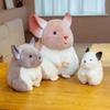 Cartoon Chubby Hamster Doll Cartoon Little Mouse Plush Toy Claw Machine Ragdoll Doll Birthday Gift