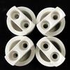 Alumina Ceramic Lamp Holder with Two-Hole Base, High-Temperature Insulating Accessories