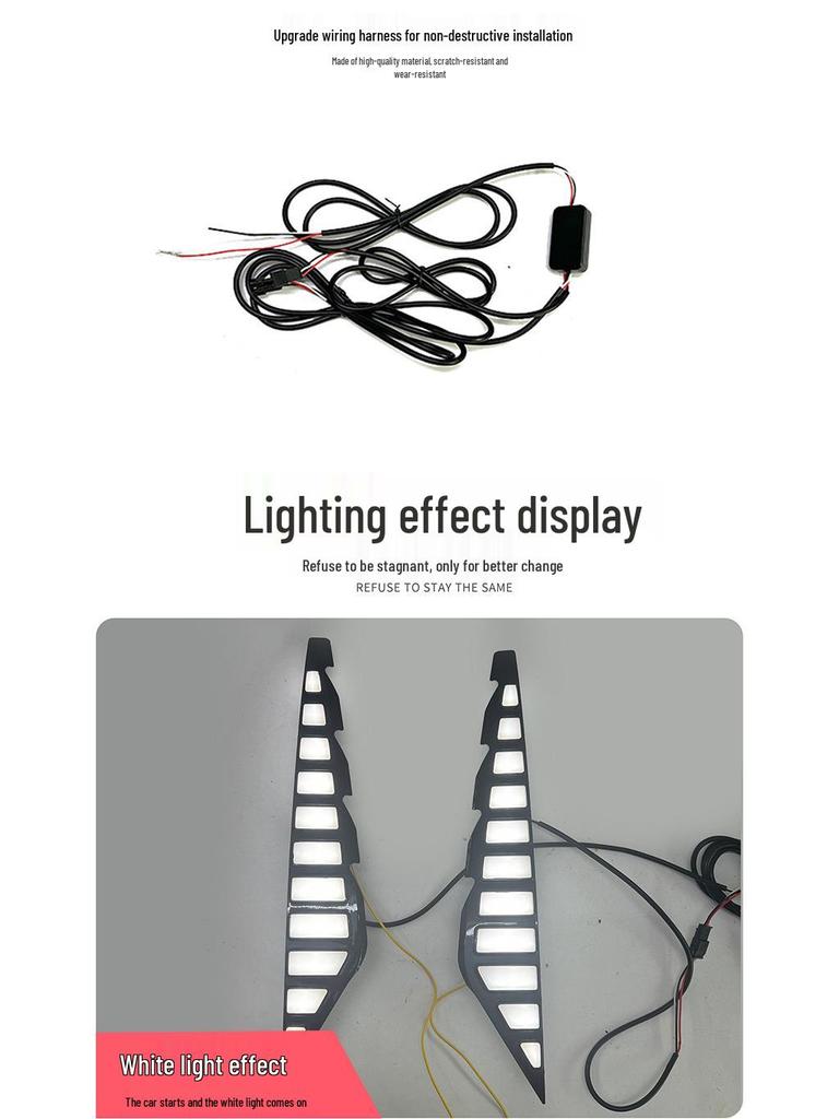 LED Flowing Turn Signal & Daytime Running Fog Lights for Chang'an 24-25 Models