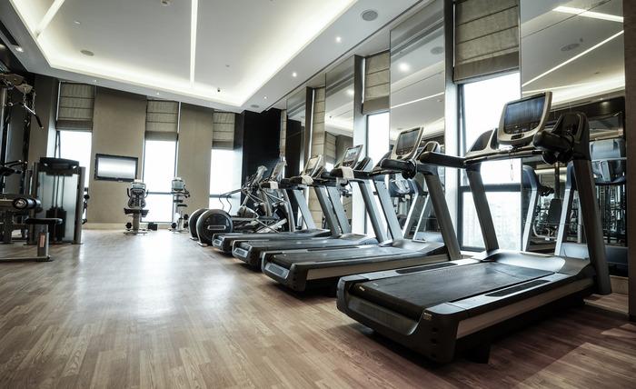 Photomural Modern Fitness Club Washable Fleece 416x290