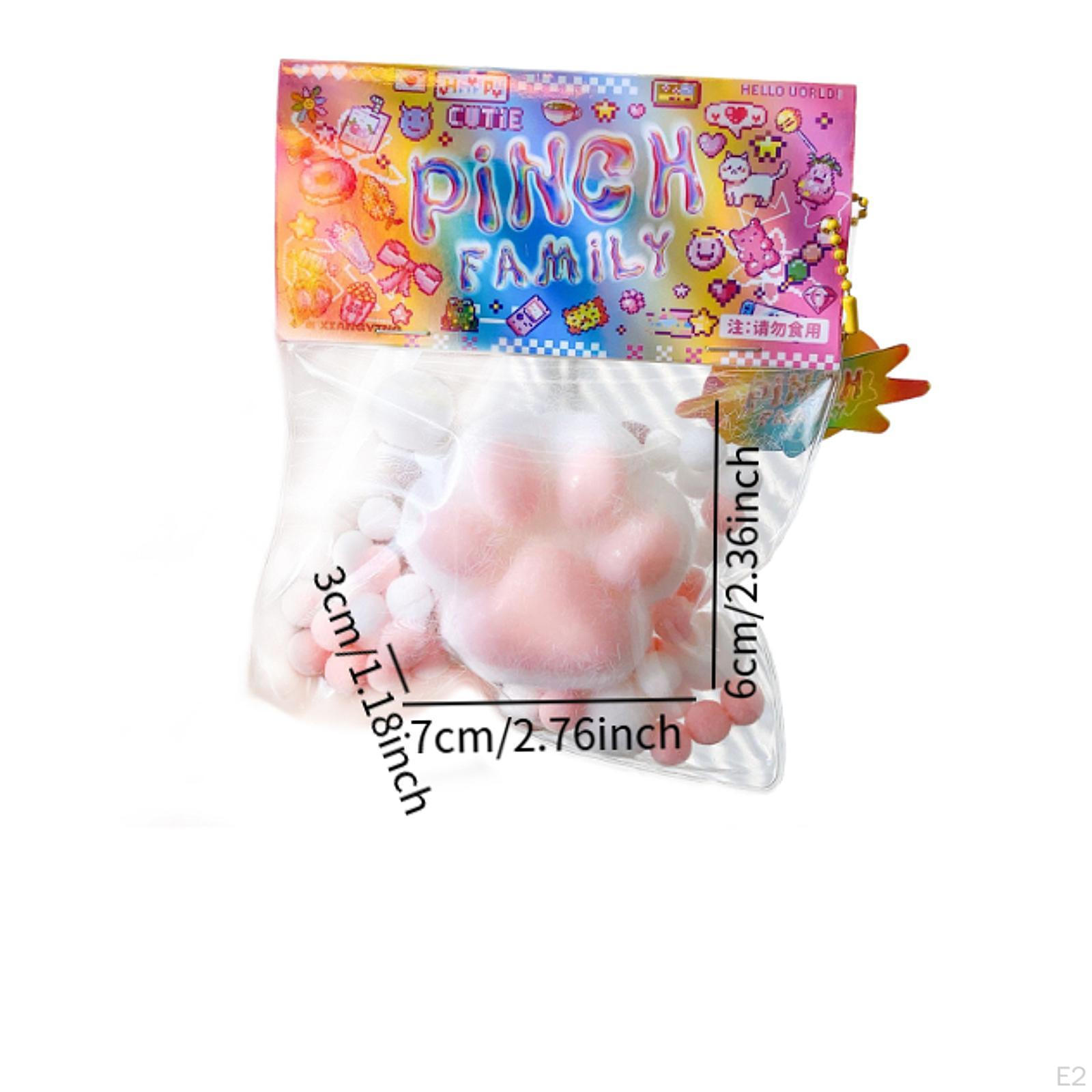 Мягкая игрушка «Кошачья лапка» Новинка для вечеринок Небьющаяся Милая Форма Фиджет синий — фото 3