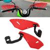 Dirt Bike Handguard Kit with Clamp On Handlebar Brackets, Vented Guard Pair, and Hand Cover for Trail Route Use