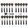 Elastic Pull Pen Sleeve with Key Ring Attachment Retractable Keychain Protects Pens from Damage in Backpacks and Desks