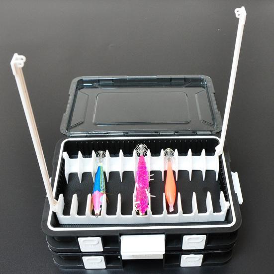 Fishing Tackle Box Portable Multi-compartment Lure Storage Box Large Capacity Lure Organizer Gift for Fishing Enthusiasts Anglers