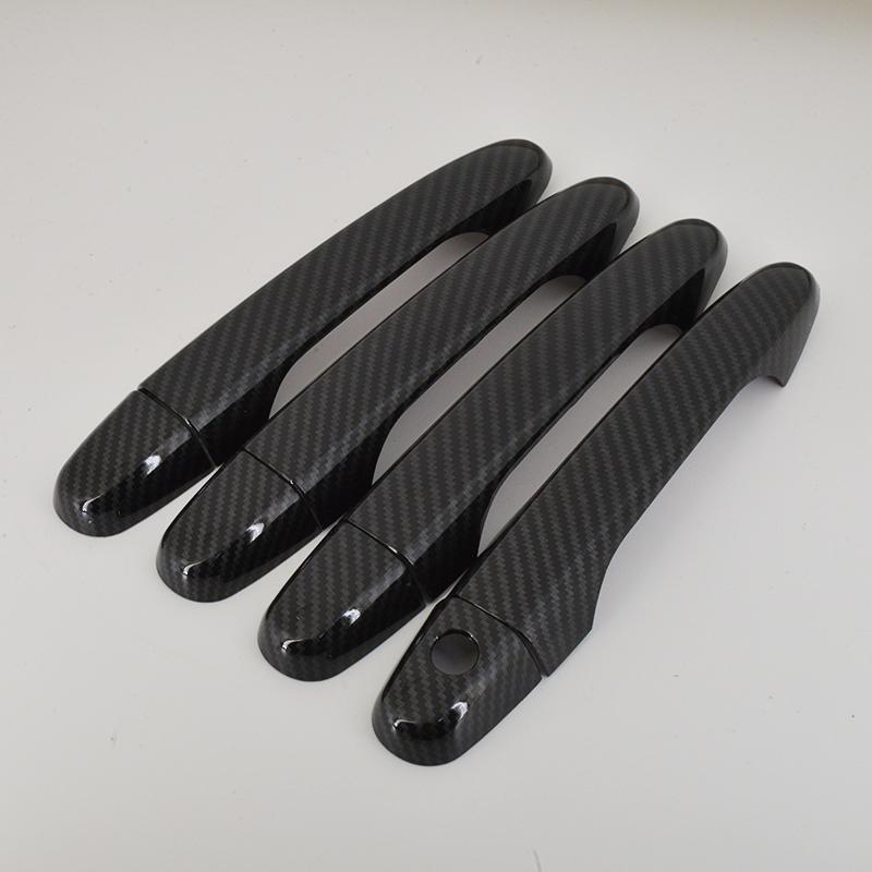 

Черный узор из углеродного волокна, дверная ручка, накладка на безель для Honda Civic 2012-2016 девятого поколения 2013 2014