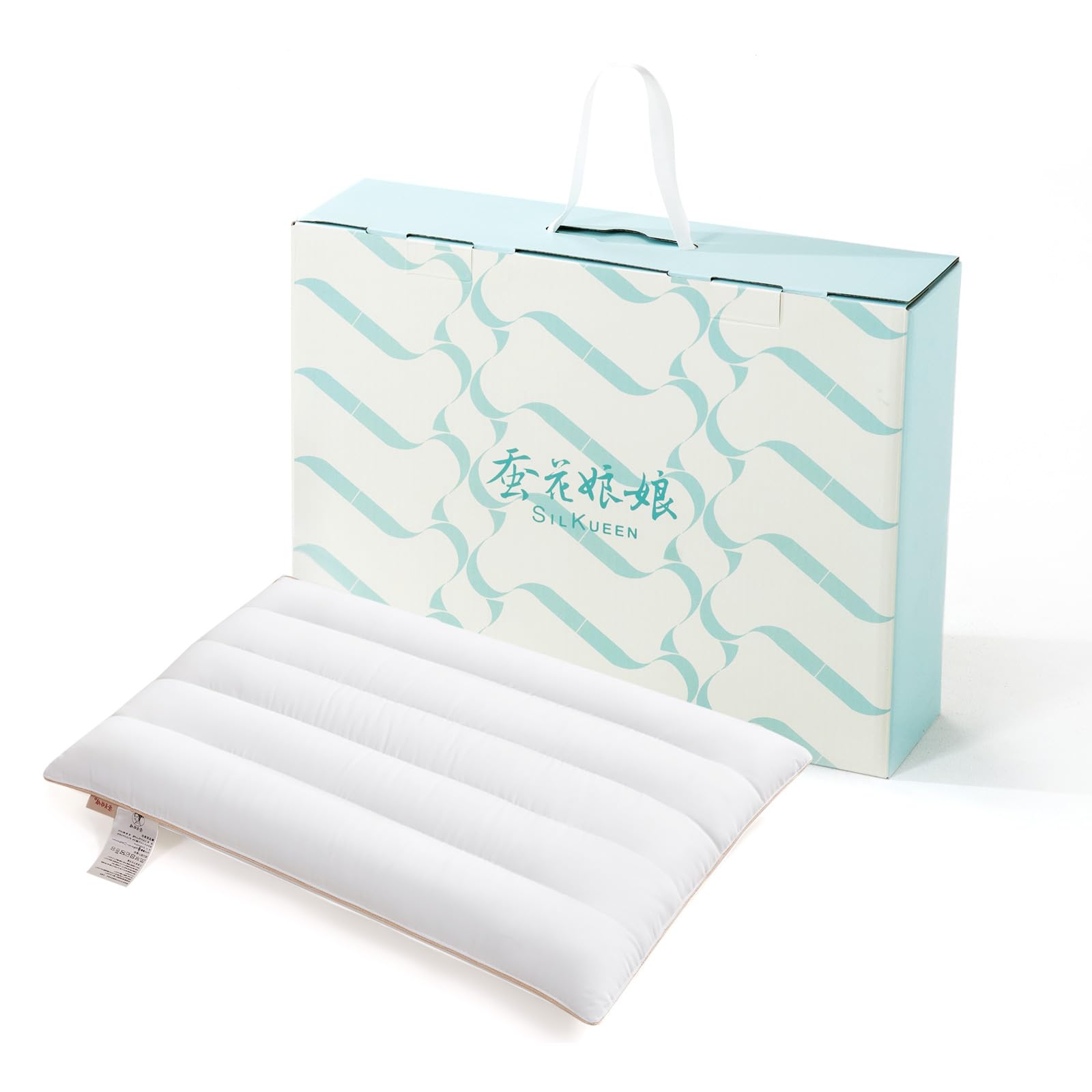 

Подушка из шелкопряда Нян-нян, смесь шелка, низкопрофильная, снижает напряжение шеи и плеч, пена с памятью, хорошо спит, подходит для сна на боку и на спине