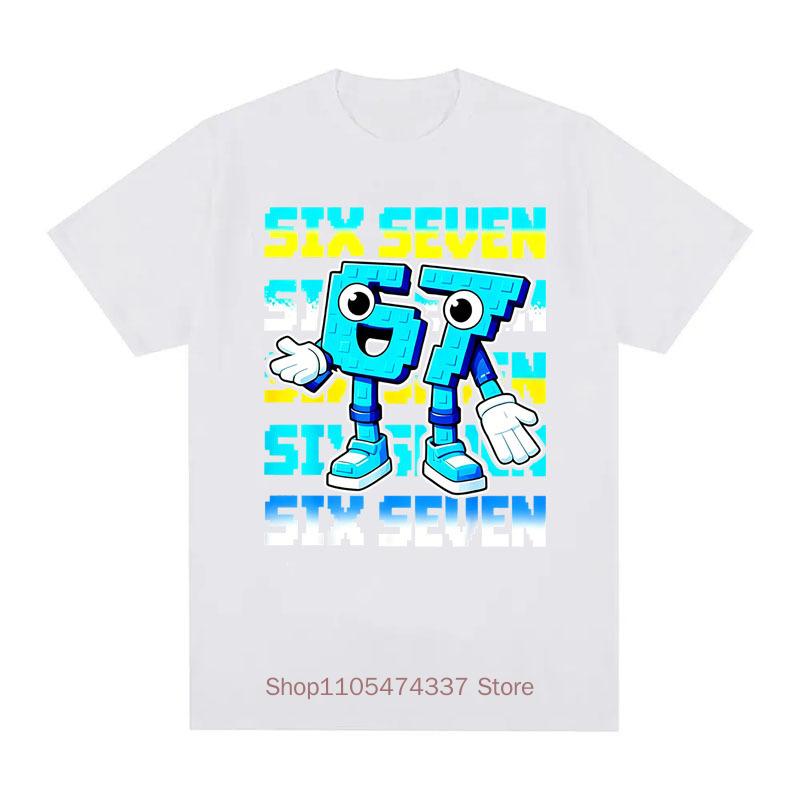 Six Seven Funny Graphic Print Tshirts For Unisex Unisex Summer Casual Fashion Streetwear Punk Tops Crew Neck Short Sleeve Tshirts