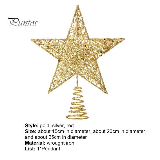 High Quality Durable Lightweight Xmas Tree Topper Star Christmas Tree Topper for Festival