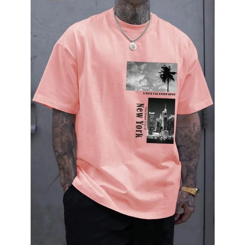California Letter Printing Men's T-shirts Fashion Brand T-shirts Cotton Women's T-shirt Short Sleeves Tee Clothing