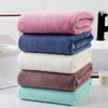 Korean Coral Fleece Bath Towel - 70x140cm, Thick Edge, Absorbent & Quick-Drying, Ideal for Men & Women, Beach & Home Use